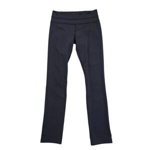 Lululemon Black‎ Leggings Women's Size 4 Workout Yoga